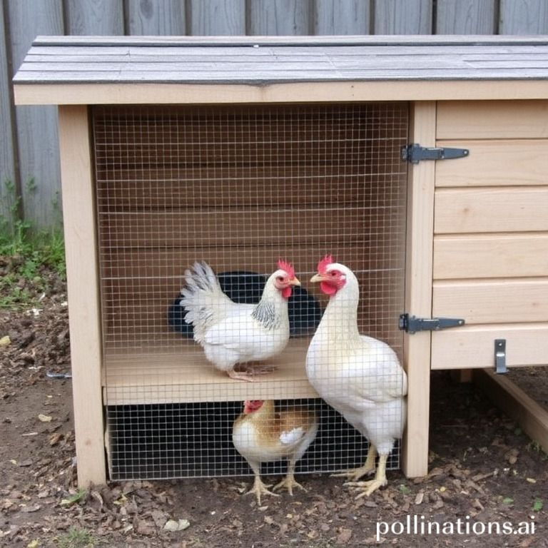 Secure chicken coop design